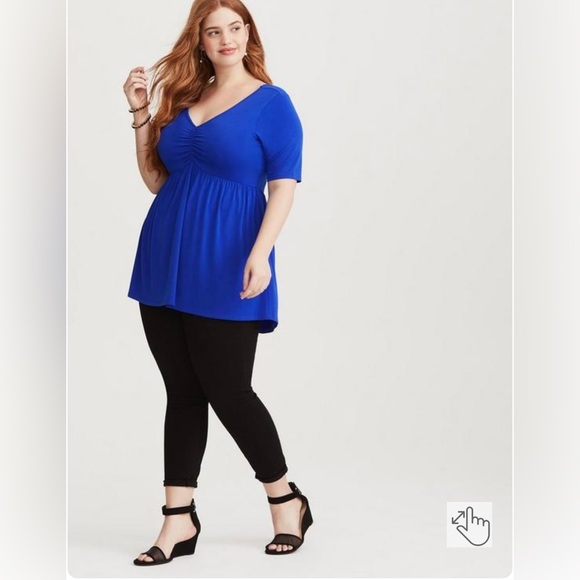 SOLD -NWT Torrid cinched babydoll tunic - Picture 7 of 8